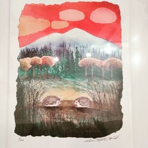 Anne Martin McCool Hedgehog Art Print